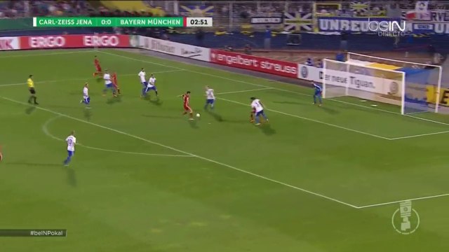 Robert Lewandowski Goal HD - Carl Zeiss Jena 0-1 FC Bayern Munich 19.08.2016 HD