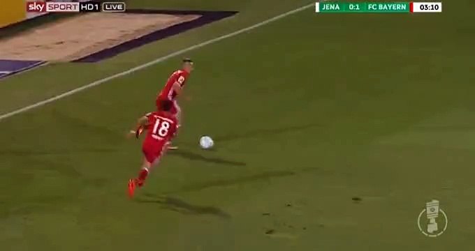 Jena vs Bayern Munich 0-1 Robert Lewandowski Goal (Dfb Pokal 2016)