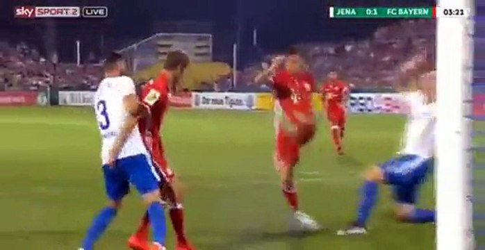 0-1 Robert Lewandowski Goal HD - Jena 0-1 Bayern Munich - 19.08.2016