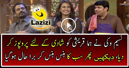 Naseem Vicky Propose Huma Quershi In kapil Sharma Show