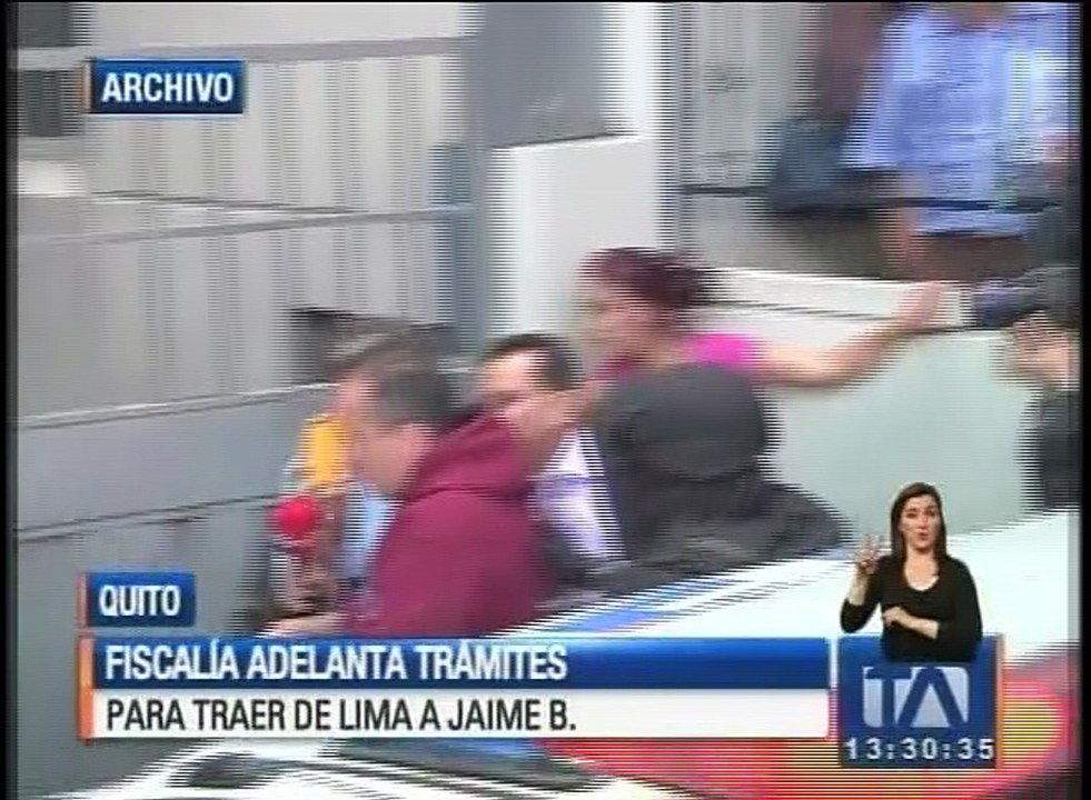 La Fiscalía adelanta trámites para traer de Lima a Jaime B.