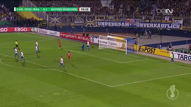 0-2 Lewandowski Second Goal HD - Carl Zeiss Jena 0-2 Bayern München 19.08.2016 HD