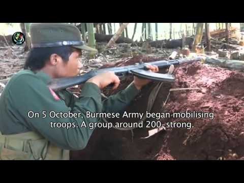Shan villagers flee Burmese onslaught