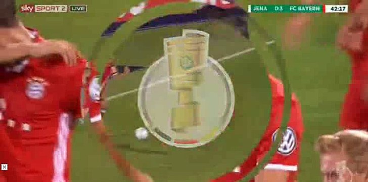 Robert Lewandowski Goal HD - Jena 0-3	Bayern Munich - 19-08-2016