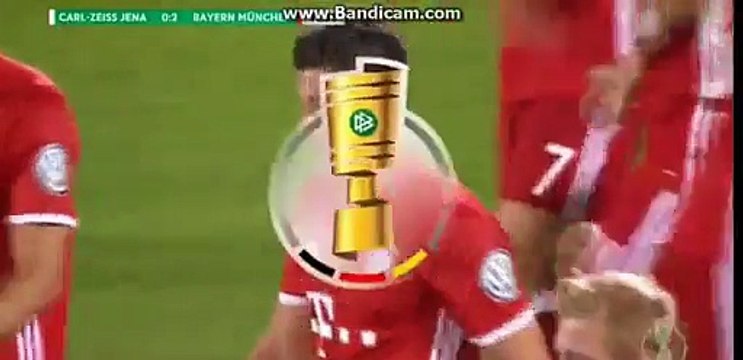 Carl Zeiss Jena vs Bayern Munich 0-3 Robert Lewandowski Hattrick Goal (Dfb Pokal 2016)