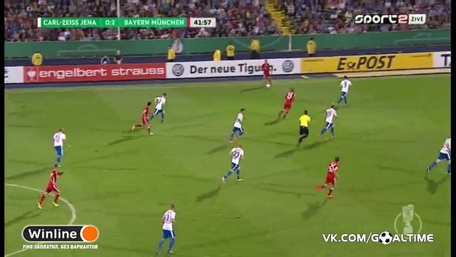 0-3Lewandowski Hat Trik Goal- Carls Zeiss Jena 0-3 Bayern Munich - 19.08.2016Robert