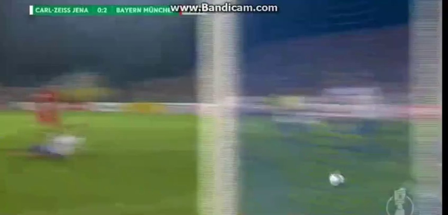 0-3 Robert Lewandowski Hat Trik Goal - Carls Zeiss Jena 0-3 Bayern Munich - 19-08-2016