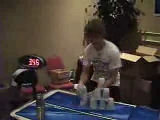 Speed Stacking near World Record