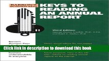 [PDF] Keys to Reading an Annual Report (Barron s Business Keys) Popular Online