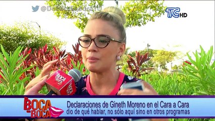 Gineth Moreno arremete en contra de un programa de farándula