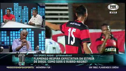 Mario Sérgio e Pascoal acreditam que clima seco de Brasília pode atrapalhar estreia de Diego pelo Flamengo