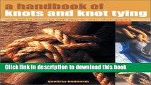 [Popular Books] A Handbook of Knots and Knot Tying Full Online