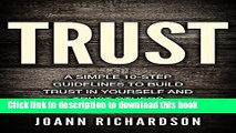 New Book TRUST: Trust Yourself and Trust Others, A Simple 10-step Guidelines (FREE BONUS included)