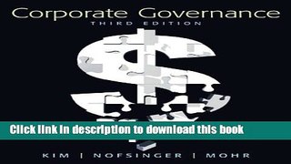 New Book Corporate Governance (3rd Edition)