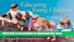 New Book Educating Young Children: Active Learning Practices for Preschool and Child Care Programs