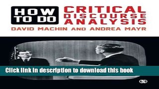 [PDF] How to Do Critical Discourse Analysis: A Multimodal Introduction Full Online