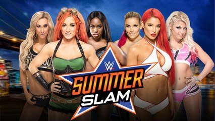 Descargar video: WWE Carmella, Becky Lynch y Naomi vs. Natalya, Eva Marie y Alexa Blis 6-TAG Match SummerSlam 2016 Predicción WWE 2K16