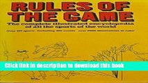 [PDF] Rules of the game;: The complete illustrated encyclopedia of all the sports of the world,