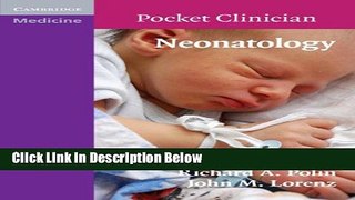 [PDF] Neonatology (Cambridge Pocket Clinicians) Book Online