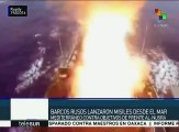 Rusia lanza misiles desde el Mediterráneo contra objetivos de Al Nusra