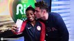 Zac Efron Surprises and Kisses Simone Biles At Rio Olympics 2016