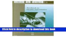 [PDF] Textbook in Health Informatics: A Nursing Perspective Full Online