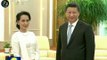 Suu Kyi meets China's Xi in Beijing