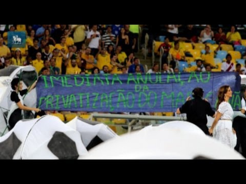 Mais protestos que futebol