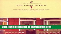 [PDF] John Osborne Plays 1: Look Back in Anger; Epitaph for George Dillon; The World of Paul
