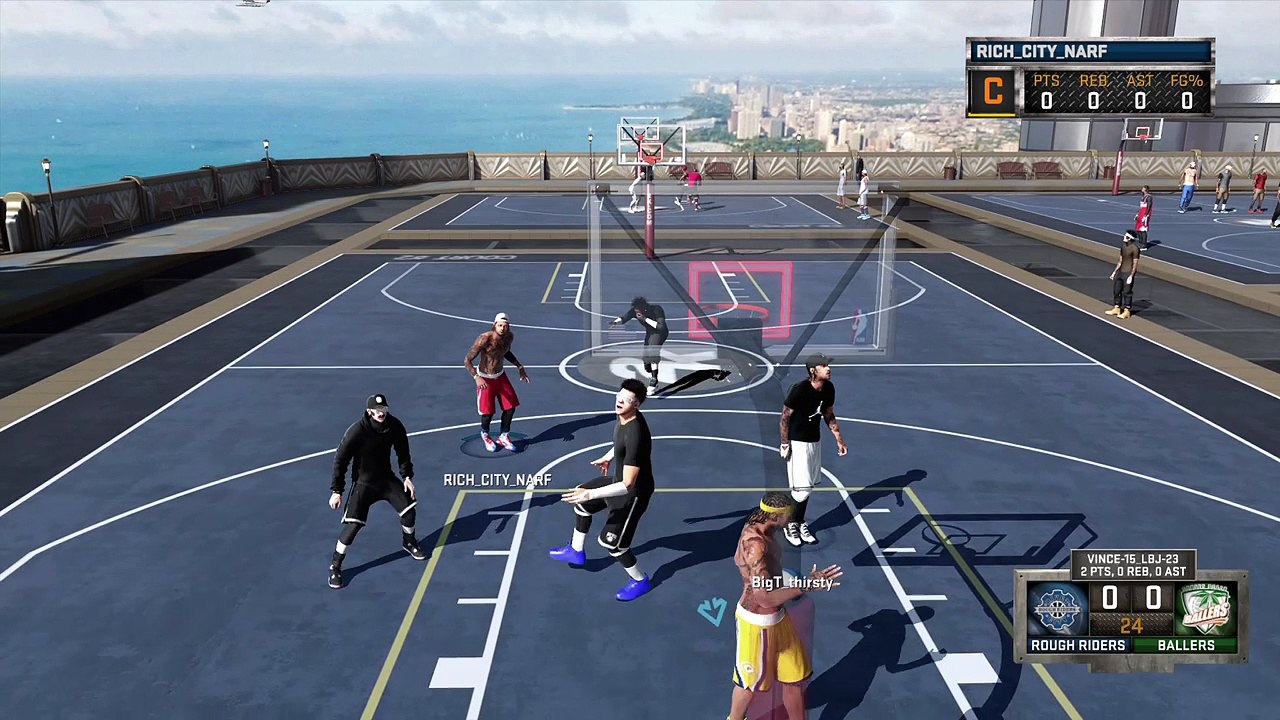NBA 2K16_2016 BALLERS USING Double dribble hack MOVE EXPOSED