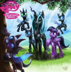 [Spoler[ MLP FIM . EP 133 The Times They Are a Changeling Sub español y english