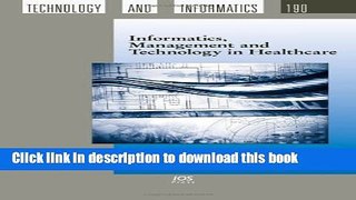 [PDF] Informatics, Management and Technology in Healthcare Full Colection