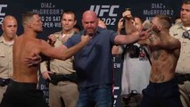 Tempers Flare at McGregor/Diaz Weigh-In