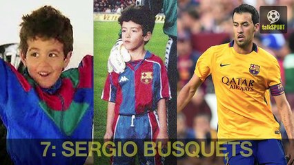 15 Barcelona Footballers When They Were Kids