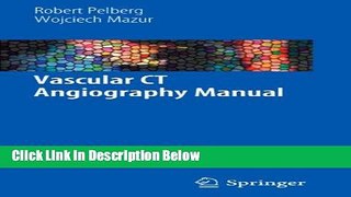 Ebook Vascular CT Angiography Manual Full Online