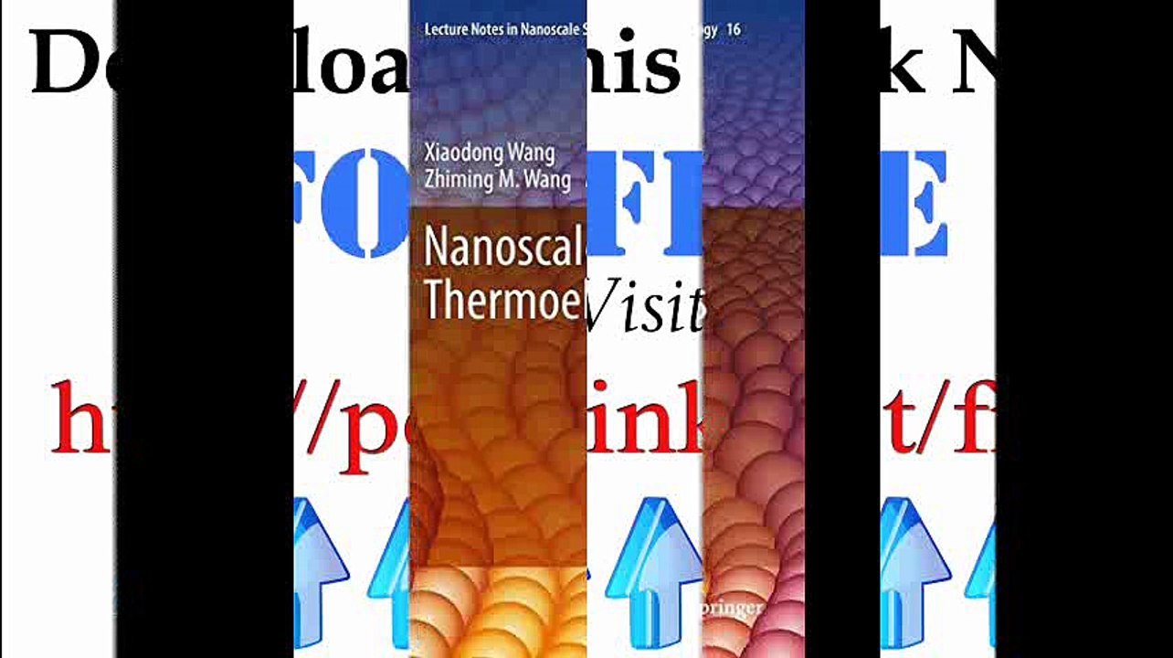 Download Nanoscale Thermoelectrics Lecture Notes in Nanoscale Science and Technology Pdf