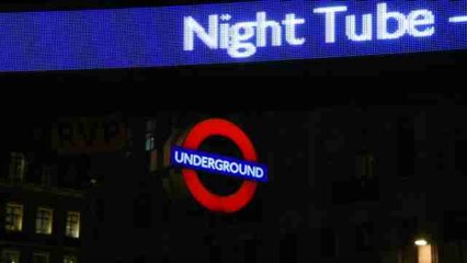 El metro nocturno de Londres no es sólo para "fiesteros"