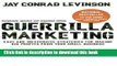 [PDF] Guerilla Marketing: Easy and Inexpensive Strategies for Making Big Profits from Your Small
