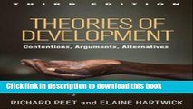 [PDF] Theories of Development, Third Edition: Contentions, Arguments, Alternatives Full Online