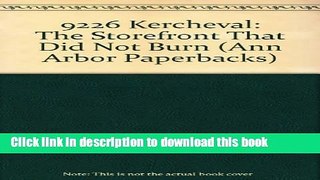 [Popular Books] 9226 Kercheval: The Storefront That Did Not Burn (Ann Arbor Paperbacks) Download