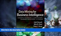 Big Deals  Data Mining for Business Intelligence: Concepts, Techniques, and Applications in