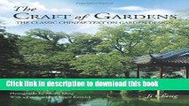 [PDF] The Craft of Gardens: The Classic Chinese Text on Garden Design Popular Colection