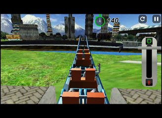 Crazy Roller Coaster Riding 3d