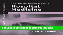 [PDF] The Little Black Book of Hospital Medicine (Little Black Book) (Jones and Bartlett s Little
