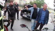 Cumhurbaşkanı Erdoğan'ın Yakın Koruması Ve Yeğeni Motorcularla Kavga Etti