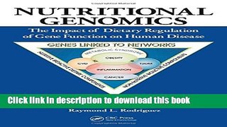 [PDF] Nutritional Genomics: The Impact of Dietary Regulation of Gene Function on Human Disease