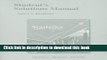 [PDF] Student s Solutions Manual for Statistics for Business and Economics Full Online