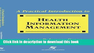 New Book Practical Intro Health Info Management