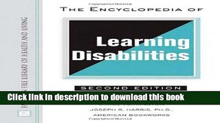 Collection Book The Encyclopedia of Learning Disabilities (Facts on File Library of Health   Living)