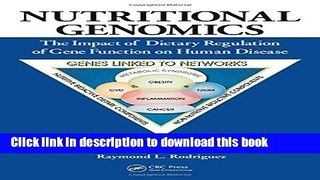 Collection Book Nutritional Genomics: The Impact of Dietary Regulation of Gene Function on Human